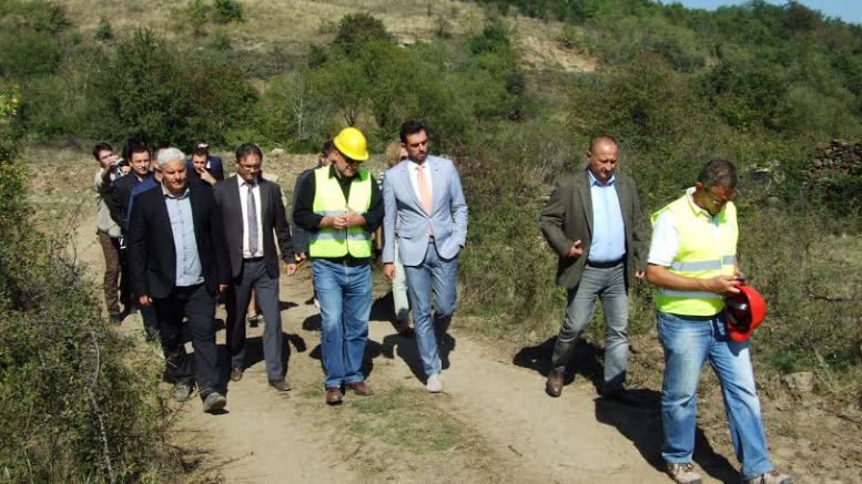 Delegacija EU obišla radove na izgradnji pregrada sliva Puste reke