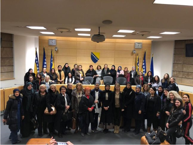 Delegacija Ženske mreže SPP-a u posjeti Klubu parlamentarki Bosne i Hercegovine