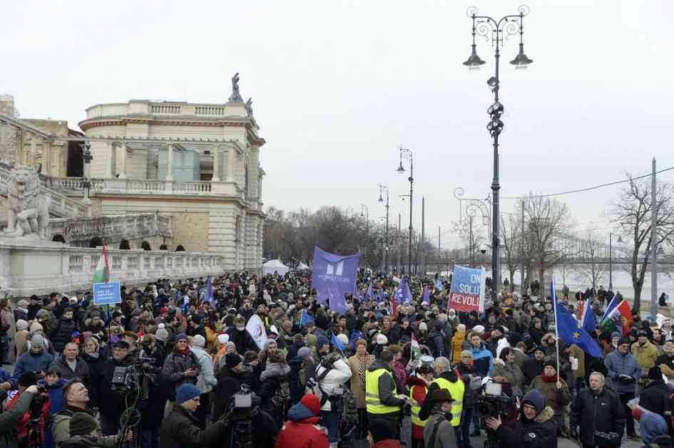Demonstracije širom Mađarske, odziv manji od očekivanog
