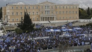 Demonstracije u Atini protiv sporazuma sa Makedonijom