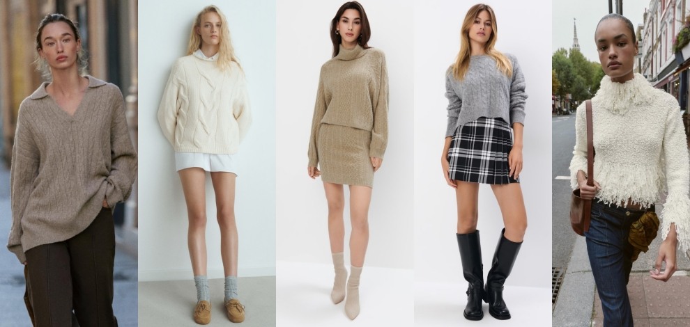 Deset opasno dobrih džempera s pletenim motivima