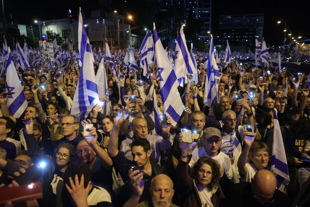 Desetine hiljada građana na ulicama Izraela protiv reforme sudstva