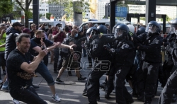 Desetine ljudi uhapšene na jučerašnjim protestima u Nemačkoj