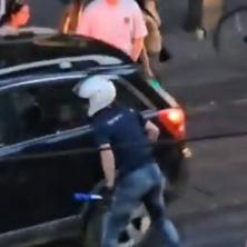 Dete vozim povređeno! Blokaderi ga nisu pustili da prođe, pa ga još i pljunuli u facu: Strašan incident u Beogradu (VIDEO)