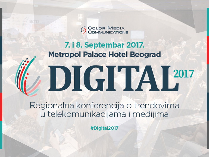 “Digital 2017” domaćin medijskim i telekomunikacionim profesionalcima iz celog regiona