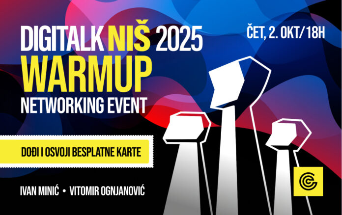 Digitalk Niš 2025 Warmup – osvoji besplatne karte za DigiTalk