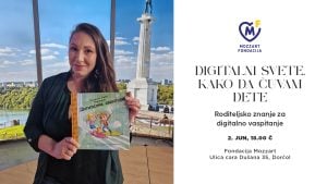 Digitalni svete, kako da čuvam dete: Besplatno predavanje Katarine Jonev u Fondaciji Mozzart