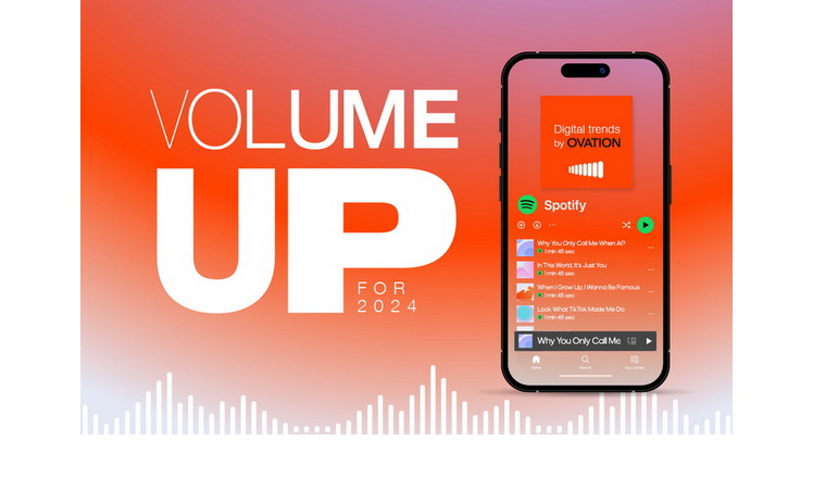 Digitalni trendovi o kojima treba poslušati Ovation: Volume up for 2024!