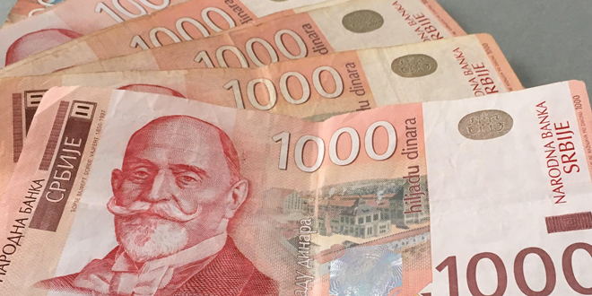 Dinar druga najjača valuta u svetu u ovoj godini