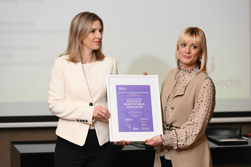 Direct Media United Solutions – prva kompanija u Srbiji sa sertifikatom za društveno-odgovornog poslodavca