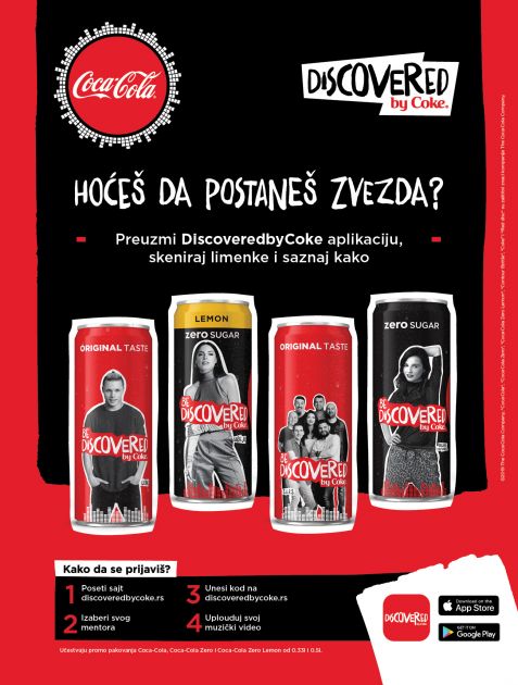 Discovered by Coke! – Da li si ti nova muzička zvezda Srbije?