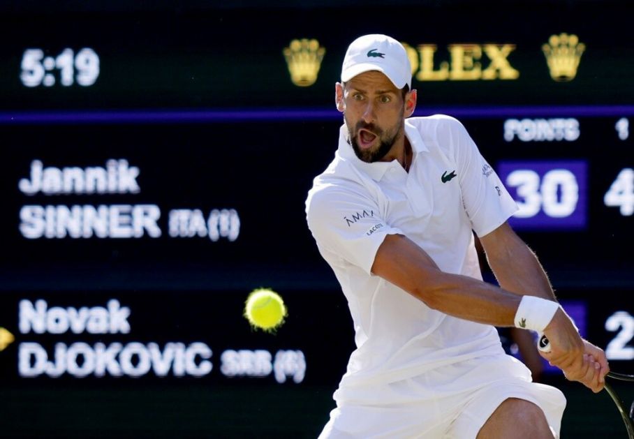 Đoković zadržao šesto mesto na ATP listi, Siner i dalje prvi