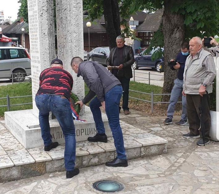 Đorđević polozio venac na Spomenik poginulim borcima u Valjevu