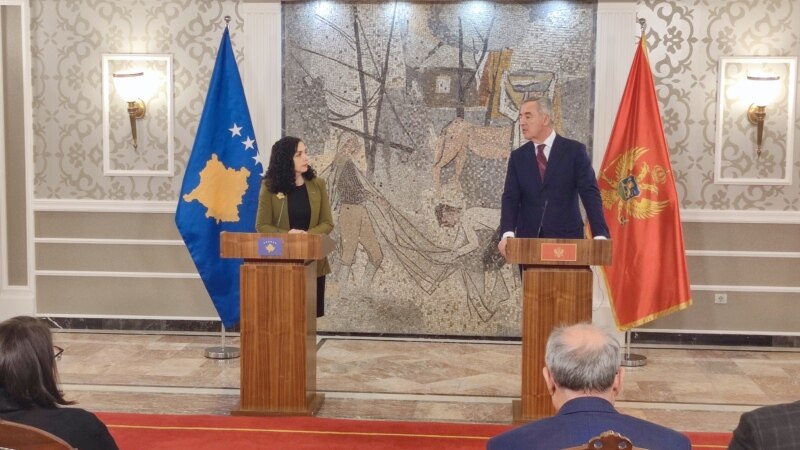 Đukanović: Želimo da podržimo Kosovo; Osmani: Srbija jedina koja ne želi dobre odnose