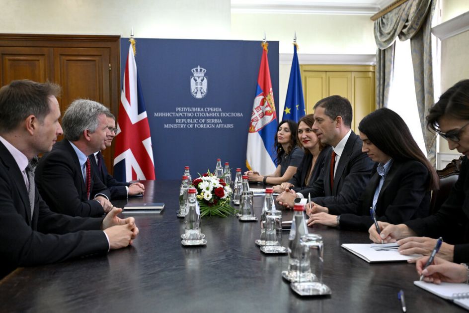 Đurić s ambasadorom Fergusonom o bilateralnoj saradnji i situaciji na Kosovu i Metohiji