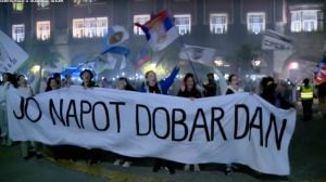 „Dobrodošli, poštovani oslobodioci Srbije“: Studenti stigli u Suboticu pred sutrašnji protest „Sever zove“ (VIDEO)
