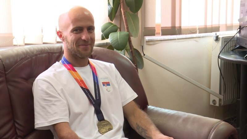 Doček za zlatnog paraolimpijca Ivana Cvetkovića na Kosovu