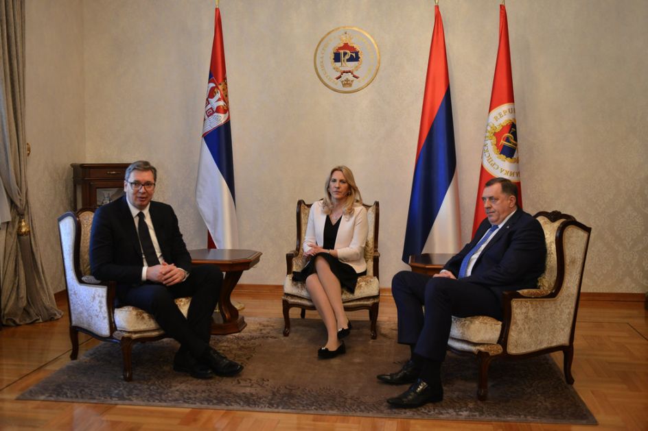 Dodik: Poseta rukovodstva Srbije važan trenutak za RS