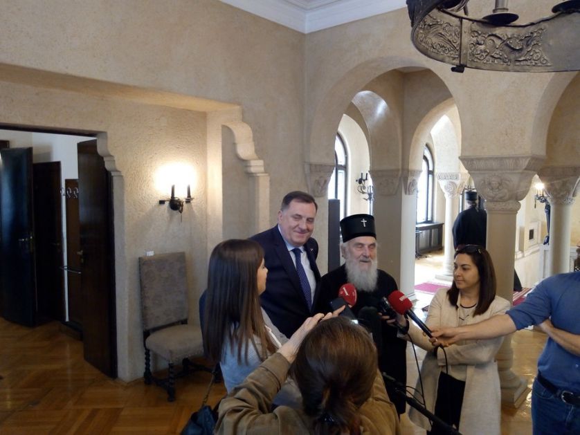 Dodik: Važna podrška Irineja pred sastanak s papom