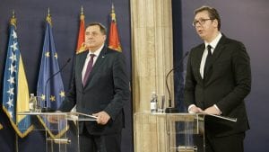 Dodik pozvao Vučića da podrži pravo Srba na samoopredeljenje