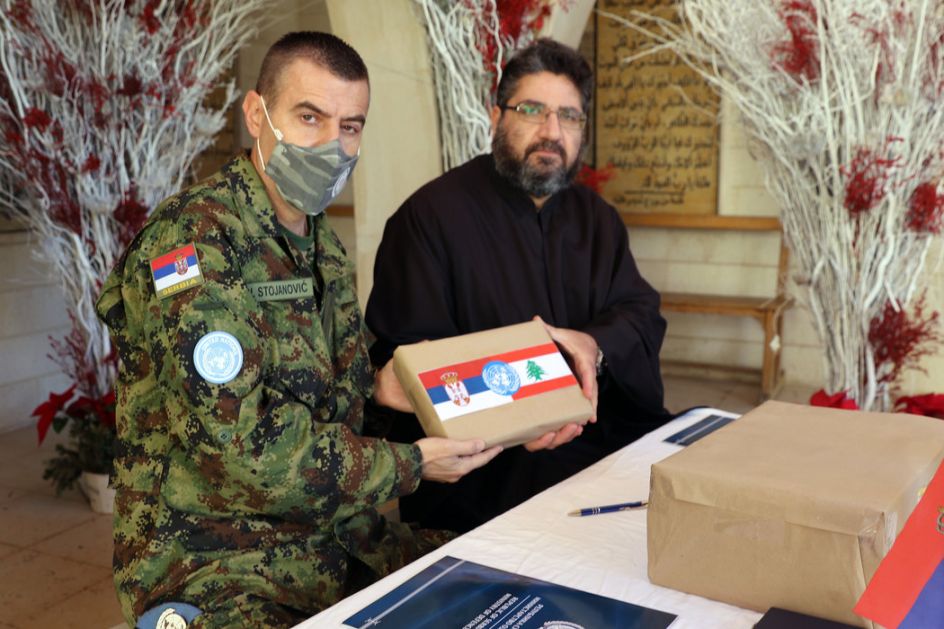 Donacija Vojske Srbije pravoslavnom manastiru u Deir Mimasu