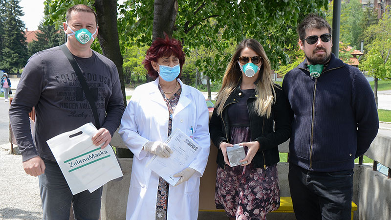 Donacija višekratnih “Zelenih maski” borskom Domu zdravlja