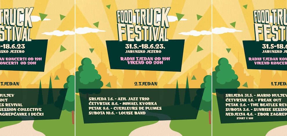 Donosimo glazbeni program Food Truck Festivala