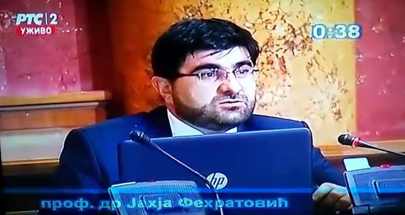 Dr. Fehratović u Skupštini Srbije o korupiciji i kriminalnim radnjama u sandžačkim školama