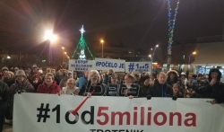 Drugi gradjanski protest održan u Trsteniku
