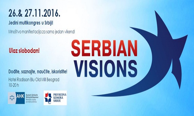 Drugi kongres „Serbian visions“ počinje sutra
