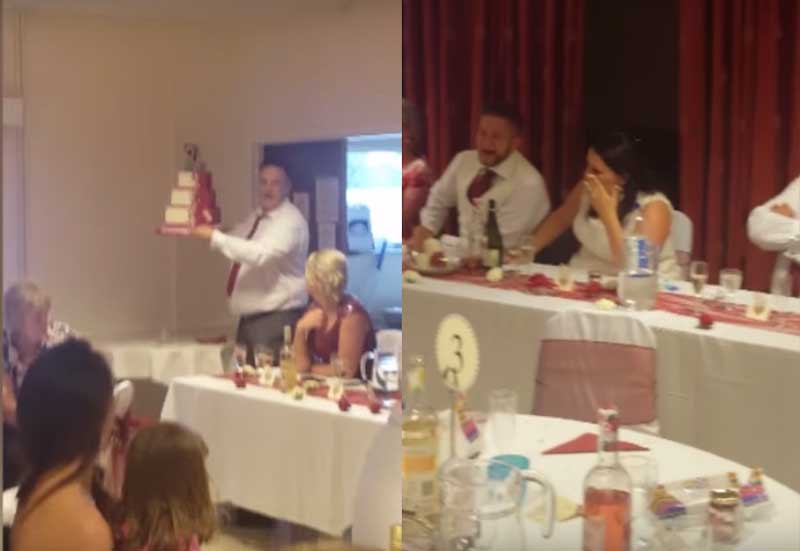 Držao je govor na venčanju svoje ćerke i napravio šalu koja je šokirala sve! VIDEO