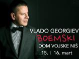 Dupli boemski koncert Vlada Georgieva u martu u Nišu