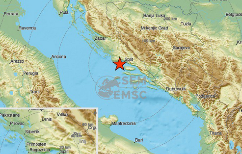 Dva snažna zemljotresa u Dalmaciji, ljudi istrčali na ulice