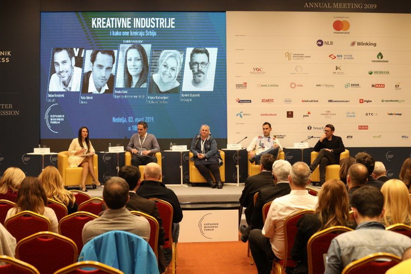 Dva specijalna događaja na Kopaonik biznis forumu: Kreativna ekonomija razvija Srbiju i Nova preduzeća – pokretači digitalne Srbije