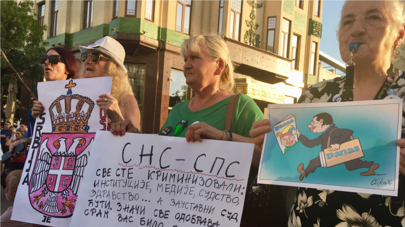 Dvadeset osmi opozicioni protest u Beogradu