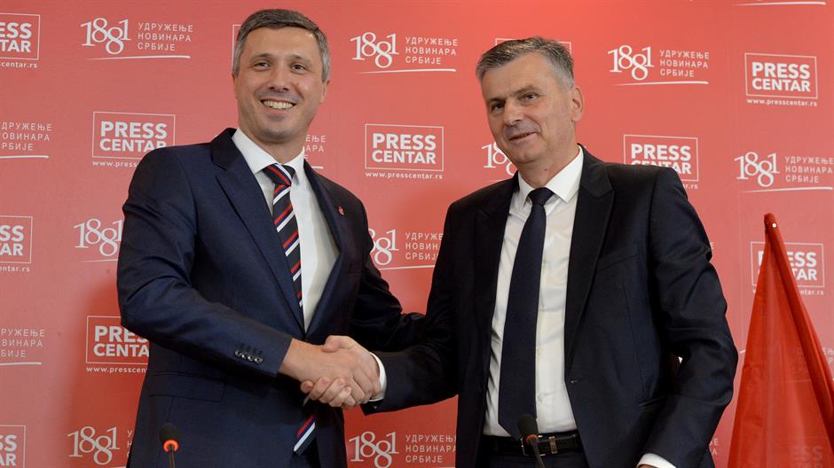 Dveri i Stamatović potpisali sporazum o saradnji