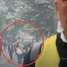 EKSKLUZIVNI SNIMAK SA CETINJA: Otkriveno ko je rukovodio licem koje drži Molotovljev koktel, kamera sve snimila (VIDEO)