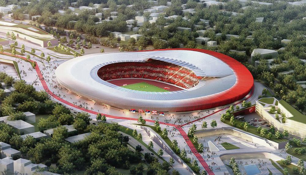 EKSKLUZIVNO! SVEMIRSKA MARAKANA: Ovako će izgledati novi Zvezdin stadion (FOTO)