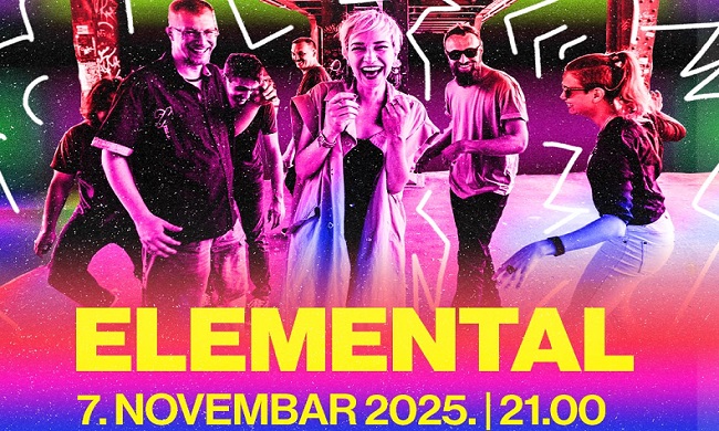 ELEMENTAL: Nastup 7. novembra u Domu omladine Beograda