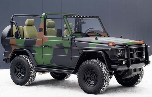 EMC za osnovu restomod projekata Camo Wolf koristi samo stare vojne G-Klase