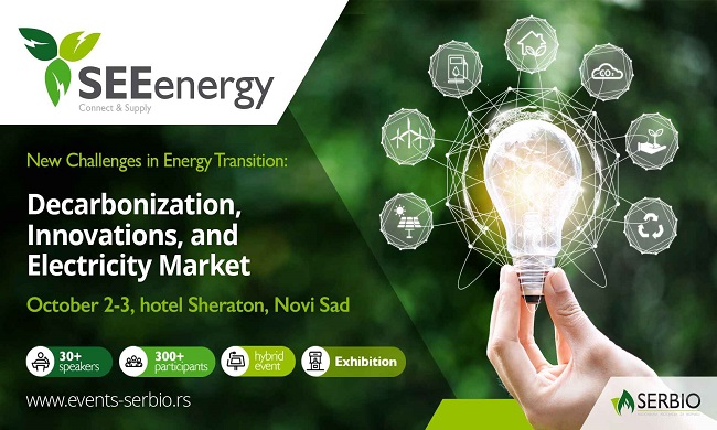 ENERGETSKA KONFERENCIJA: SEE ENERGY 2023 od 2. do 3. oktobra u Novom Sadu
