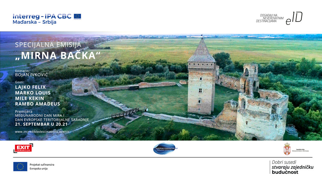 EXIT lansira novi projekat Događaji na neverovatnim destinacijama, sa drevne Bačke tvrđave (VIDEO)