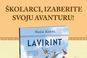 Edukativna knjiga za decu „Lavirint“ Nade Korać na neobičan način upoznaće decu sa grčkim mitovima!