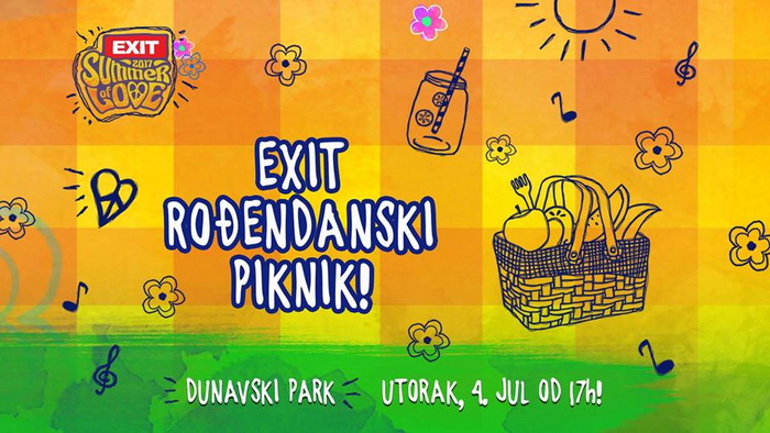 Egzit piknik 4. jula u Dunavskom parku