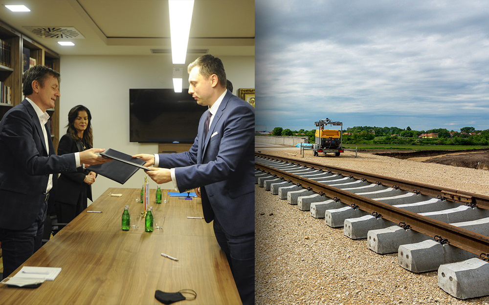 Ein neuer Schritt bei der Umsetzung des Abkommens zwischen SPP und SNS – die Eisenbahnstrecke Raschka-Novi Pazar – wird gebaut