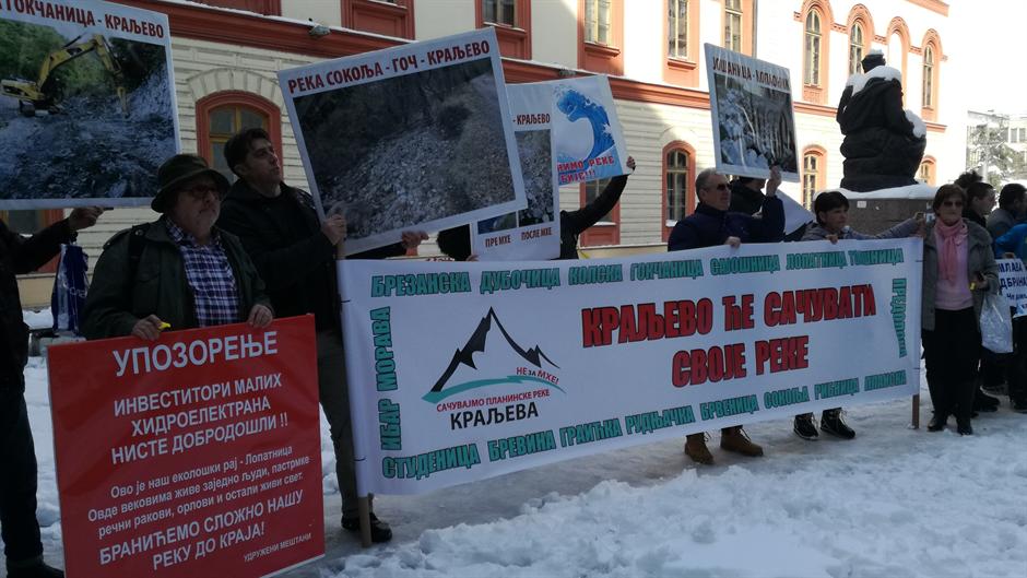 Ekološki protest: Ne damo reke, STOP za MHE! FOTO,VIDEO