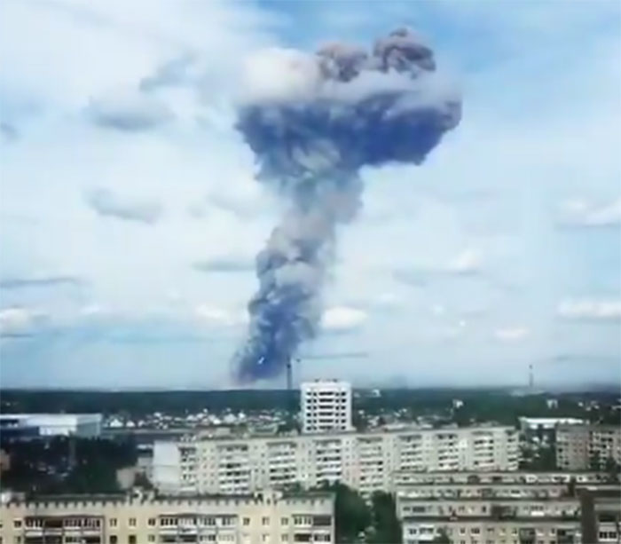 Eksplozija u fabrici eksploziva u Rusiji