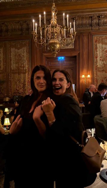 Elegantne, nasmejane i prelepe: Nataša Ninković i Maja Bjelogrlić u provodu u Parizu FOTO