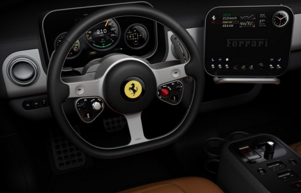Električni Ferrari Luce: Unutrašnjost