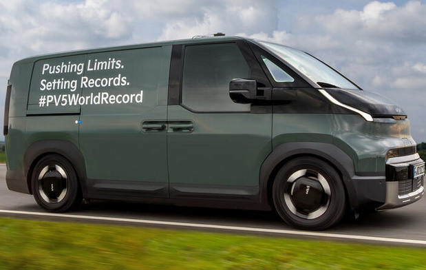 Električni Kia PV5 Cargo postavio Ginisov svetski rekord
